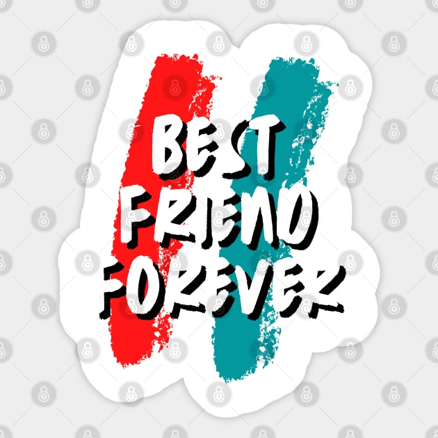 Best Friends forever BFF Sticker by EdSan Designs